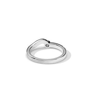 Bague unisexe en diamant blanc platine argenté cultivé en laboratoire, taille brillant rond, luxe, fiançailles, certifiée IGI, 18 carats, 1-3 carats - Product Image 4