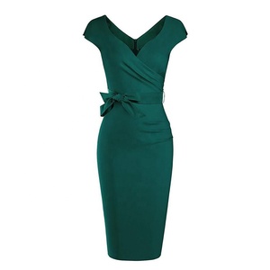 Robes de soirée élégantes pour femmes à manches courtes en dentelle léopard, sexy, fines, pour club, soirée, de haute qualité, avec boutons en diamants, nouveauté 2024 - Product Image 4