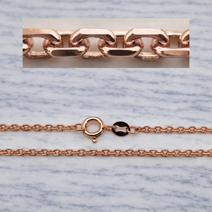45cm 18K G750 UBS | 5.7g of Rose Gold Brilliance, A rose gold necklace, crafted with meticulous attention to detail and interpla - Product Image 2