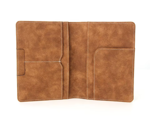 Porte-passeport en cuir pleine fleur avec blocage RFID, portefeuille de voyage de luxe, étui à passeport en cuir véritable, fabricant LPH-0318 - Product Image 2