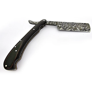 High Quality Japanese <b>Style</b> Men's Stainless Steel Blade Barber Razor Wood Folding Handle Customized Color Single Edge Face Tegra - Product Image 2