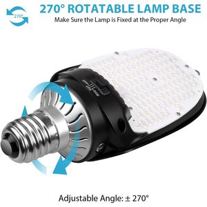 Lampadina LED COB Direzionale 54W 7300Lm con Rotazione a 180° 5000K Attacco E39 Mogul 36W/45W/54W per Illuminazione Stradale - Product Image 2