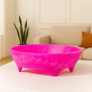 Elegante Tazón de Resina Epoxi para Decoración de Mesa de Comedor Moderna, con Acabado Artístico y Presentación de Alimentos con Estilo - Product Image 2