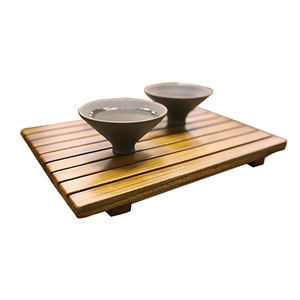 Wooden Rectangle <b>Table</b> Mat Set Non Slip Wabi Sabi Design Natural Finish Eco Friendly Reusable Dining Coaster Pad 30cm x 25cm - Product Image 6