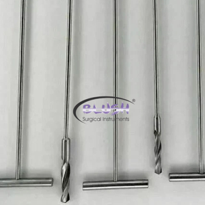 High Quality 8 Pieces Manual Steel K Nail <b>Reamer</b> Solid Handle Orthopedic Instruments Set Reusable Clinic Use by Blush Surgical - Product Image 6