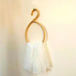 Perchero de ratán redondo, los más vendidos, al mejor precio, soporte para toallas, anillos para bufandas - Product Image 2