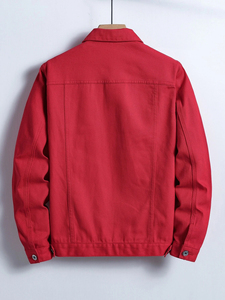 High Quality Men's <b>Denim</b> <b>Jacket</b> Autumn Fashion Fashionable Breathable Comfortable Casual Wear Regular Fit Men's <b>Jacket</b> - Product Image 2