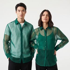 100% Polyester Sheer <b>Mesh</b> <b>Shirt</b> Unisex Summer Lightweight Quick Dry Blouse See Through <b>Shirts</b> Unisex - Product Image 6