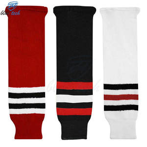 Custom Autumn Ice Hockey <b>Socks</b> Durable Breathable Eco-Friendly Anti-Bacterial Quick Dry Spandex/<b>Polyester</b> Professional Hockey - Product Image 1