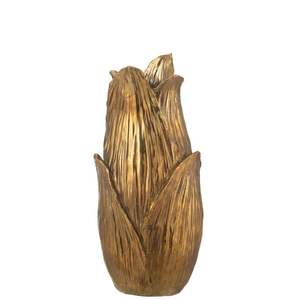 Jarrón de Flores de Aluminio Hecho a Mano, Diseño Moderno y Minimalista, Acabado Dorado para Arreglos Florales de Lujo en la Sala de Estar - Product Image 4