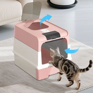 PinkMagic Cube Lettiera Automatica Intelligente per Gatti, Design Silenzioso e Senza Fili, Ampio Spazio Interno, Goditi la Vita Pura |   Multi-misura Preferito - Product Image 3