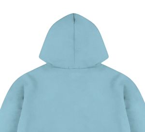 เสื้อฮู้ดซิปผู้ชายทรงโอเวอร์ไซส์ สีพื้น ผ้าเฟรนช์เทอร์รี่ สวมใส่สบายๆ สำหรับฤดูใบไม้ร่วง - Product Image 4
