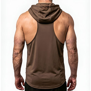 Vêtements de sport pour un style de vie actif, sweat-shirt sans manches pour homme, léger, doux pour la peau, veste de musculation, vêtements de gym - Product Image 2