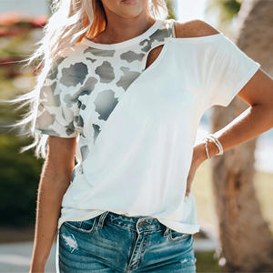 Soldes d'été : Débardeurs éco-responsables à épaules dénudées et T-shirts décontractés à col rond et manches courtes pour femmes - Product Image 2