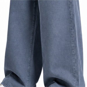 Pantalon Baggy Homme Coupe Ample Décontractée Jambe Large Style Décontracté Taille Élastique Grande Taille Coton Denim - Product Image 6
