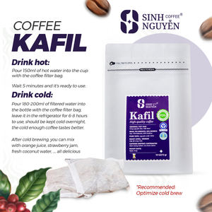 Café en grains entiers Arabica Robusta torréfié moyen, doux et caféiné, qualité supérieure, vente en gros OEM/ODM, durée de conservation de 12 mois, bon prix - Product Image 5