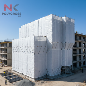 แผ่นป้องกันงานก่อสร้างขนาดใหญ่ กันน้ำ สำหรับใช้ในสถานที่ก่อสร้างและอาคารกลางแจ้ง ป้องกันฝุ่นละออง - Product Image 4