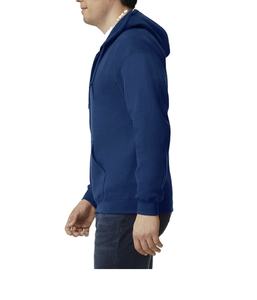 MENS HOODED <b>JACKET</b> ADULT FLEECE ZIP <b>HOODIE</b> SWEATSHIRT CUSTOM LOGO NEW ARRIVAL WHOLESALE BANGLADESH FULL ZIP BLANK PLAIN - Product Image 1