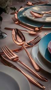 Gamme de couverts tendance qui stimule l'innovation mondiale dans la mise en valeur des tables et la demande en matière d'approvisionnement. - Product Image 2