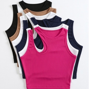 T-shirt court décontracté pour femme, très vendu, uni, écologique, séchage rapide, en spandex, vente en gros OEM, Bangladesh - Product Image 3