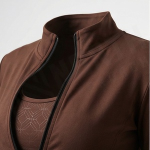 Ensemble de survêtement pour femme, sweat à capuche élégant avec fermeture éclair intégrale, manches longues, mode hiver, exercice, yoga, tenue de sport, fitness - Product Image 4