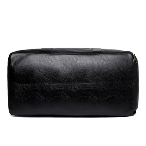 Men's Large Capacity PU Leather Duffle <b>Bag</b> with Adjustable Strap for <b>Travel</b> Gym Fitness <b>Bags</b> - Product Image 4