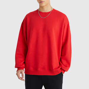 Sweat-shirt tendance pour homme, pull uni à manches longues, coupe décontractée, col rond, style streetwear pour homme - Product Image 1