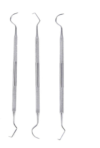 Juego de Instrumentos Dentales de Doble Punta: Sondas, Exploradores, Curetas Endodónticas y Periodontales, de Acero Inoxidable, Manuales, con 3 Años de Garantía y Certificación CE - Product Image 5
