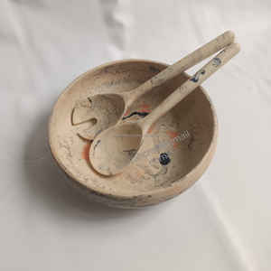 Cuchara de cena de mango largo con diseño de mármol acrílico simple y elegante para ensalada, herramienta de cocina para fiesta y boda, herramientas de resina - Product Image 4