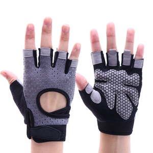 Guantes de Levantamiento de Pesas al Por Mayor, Precio de Fábrica, Guantes de Gimnasio de Medio Dedo para Powerlifting y Fisicoculturismo, Suministro con Logotipo Personalizado - Product Image 1