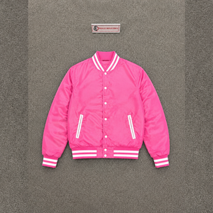 Chaqueta Varsity de Alta Calidad y Lujo para Hombre, Ropa Exterior Informal de Estilo Urbano, Corte Cómodo, Cuello Camisero, Corte Regular, Lana de Invierno - Product Image 5