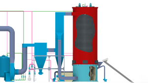 Calentador de fluido térmico industrial de circulación natural de alta presión de acero al carbono de 1M-8M Kcal, alimentado con biomasa, de bajo mantenimiento - Product Image 4