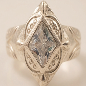 DIVYORO <b>CITRINE</b> TEAR DROP <b>RING</b> - Product Image 2
