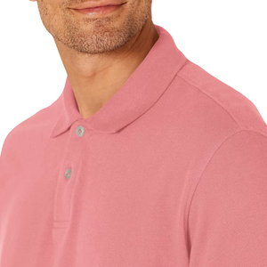Compre Ahora Camiseta Polo de Color Sólido para Hombre, Mezcla de Algodón Premium, Camiseta Polo Casual de Golf, Logotipo Personalizado, Proveedor Mayorista - Product Image 2
