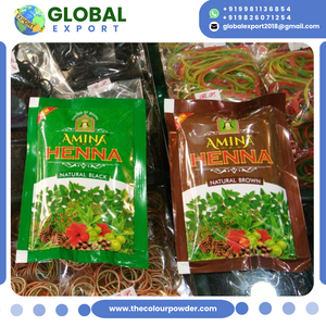 Henna Premium en Polvo para el Cabello, Hojas de Henna, Granos de Café, Hierbas Indias, Disponible en Paquetes de 12g a 50g para Salones y Mercado de Exportación - Product Image 2