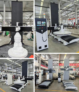 Moule à broche 4 axes 5 axes Préessing Wood Carving Foam Cutter 3D Sculpture Mold Foam CNC Cutting Engraving Machine - Product Image 4