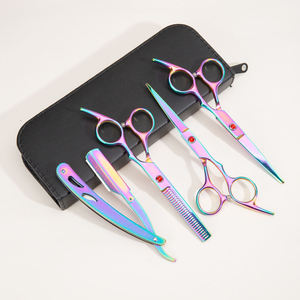 Juego de Tijeras Profesionales para Cortar y Entresacar Cabello Wanmei Salon, Kit de Tijeras de Entresacar de Acero Inoxidable para Peluquería - Product Image 5