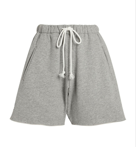 Shorts deportivos personalizados de alta calidad con cordón ajustable, de tela de rizo, para correr y hacer ejercicio, y shorts deportivos para mujer. - Product Image 6