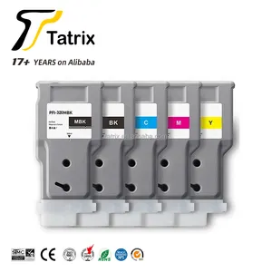 Tatrix PFI320 PFI 320 PFI-320 высококачественный цветной совместимый струйный чернильный картридж для Canon imagePROGRAF TM-200 принтер
