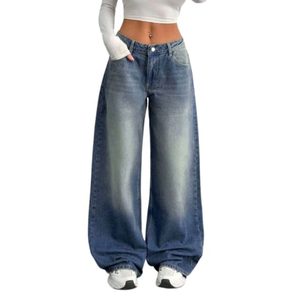 Green Textured Retro Vintage Style Modern Straight Fit High Waist <b>Denim</b> Jeans Eco Friendly Breathable Summer Cute Fashion 26-40 - Product Image 1