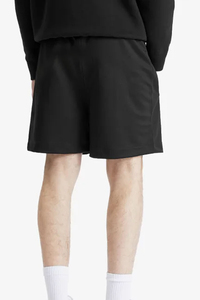 <b>Mens</b> Black <b>Elastic</b> <b>Waist</b> Casual <b>Shorts</b> <b>with</b> Lightweight Quick Dry Fabric Comfortable Relaxed Fit Functional Side Pockets - Product Image 5