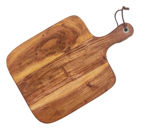 Paleta de madera de bambú personalizada para pelar Pizza y tabla de cortar con mango para hornear Pizza pan fruta queso en dirección artesanal - Product Image 1
