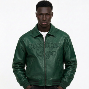 Chaqueta Universitaria de Cuero Personalizada, Moda Urbana, Fabricante de Marca Privada, Ropa Deportiva Masculina al por Mayor - Product Image 5