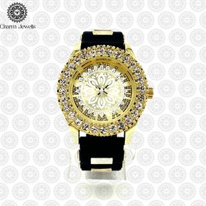 นาฬิกาข้อมือ Charm_Jewels สแตนเลสสตีลหรูหรา ขนาด 38 มม. หน้าปัดทรงกลม ระบบควอตซ์ แอนะล็อก สำหรับทุกเพศ สายแฟชั่น พร้อมกระจกแซฟไฟร์ - Product Image 2