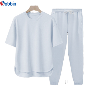Summer Cool Short Tee Jogging <b>Pants</b> Oversize Two Piece New Style Men Tracksuit Custom Breathable Plus Size Gym Tracksuit Sets - Product Image 1