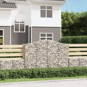 Panier gabion en fil de fer galvanisé argenté extra large - Product Image 1