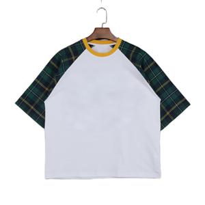 เสื้อยืดโอเวอร์ไซส์ 300 กรัม ผ้าคอตตอน 100% สไตล์วินเทจ ทรงครอป สำหรับผู้ชาย สตรีทแวร์ ปักลาย апплика ทรงบ็อกซี่ ไซส์ 220 - Product Image 1