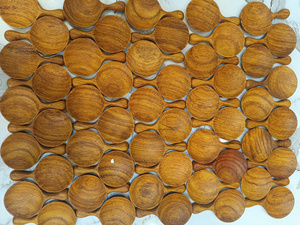 Cuchara de Cocina de Madera Premium, Vajilla de Madera Natural, Grabado Personalizado, Proveedor OEM de Exportación de Vietnam - Product Image 6