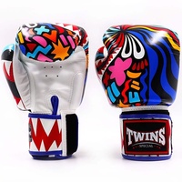 Gants de boxe professionnels en cuir de vachette durable de haute qualité, antidérapants et ajustables, prix de gros RTS