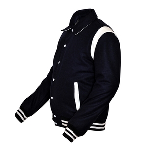 Chaqueta Bomber Varsity Champions para Hombre, Chaqueta Bomber Varsity con Cuello Alto, Diseño de Parches, Modelo Invierno 2024, Tallas Unisex - Product Image 2